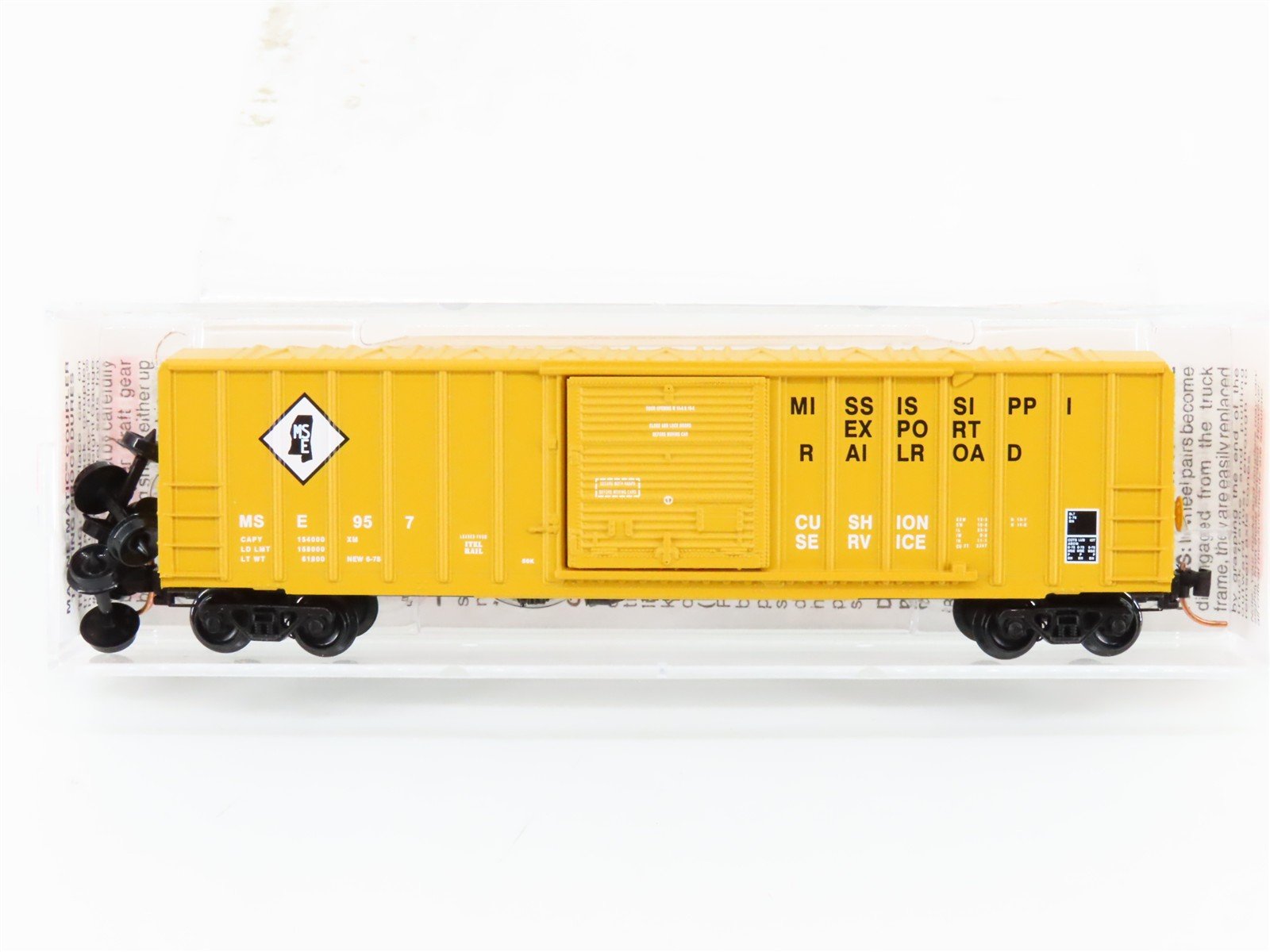 N Scale Micro-Trains MTL 25460 MSE Mississippi Export Railroad 50' Box Car #957