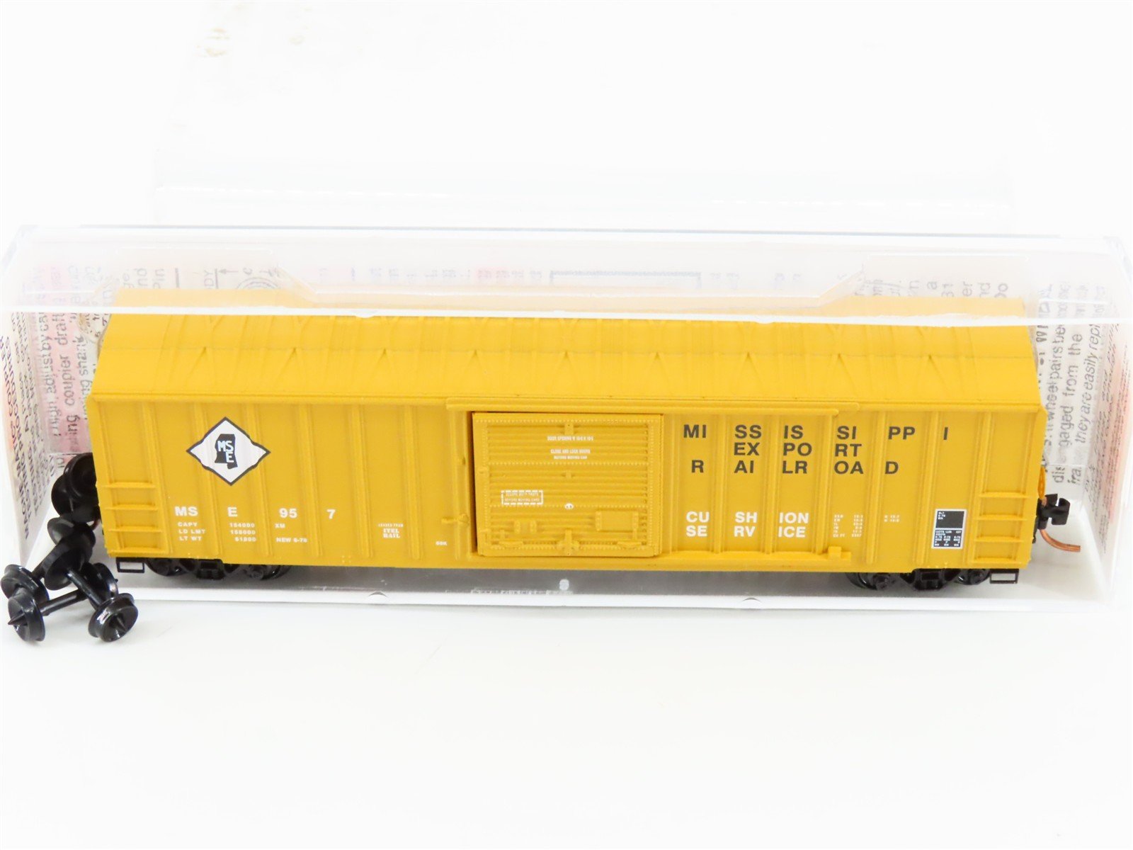 N Scale Micro-Trains MTL 25460 MSE Mississippi Export Railroad 50' Box Car #957