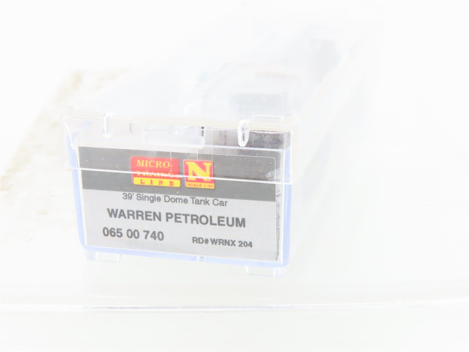 N Scale Micro-Trains MTL 06500740 WRNX Warren Petroleum 39' Tank Car #204