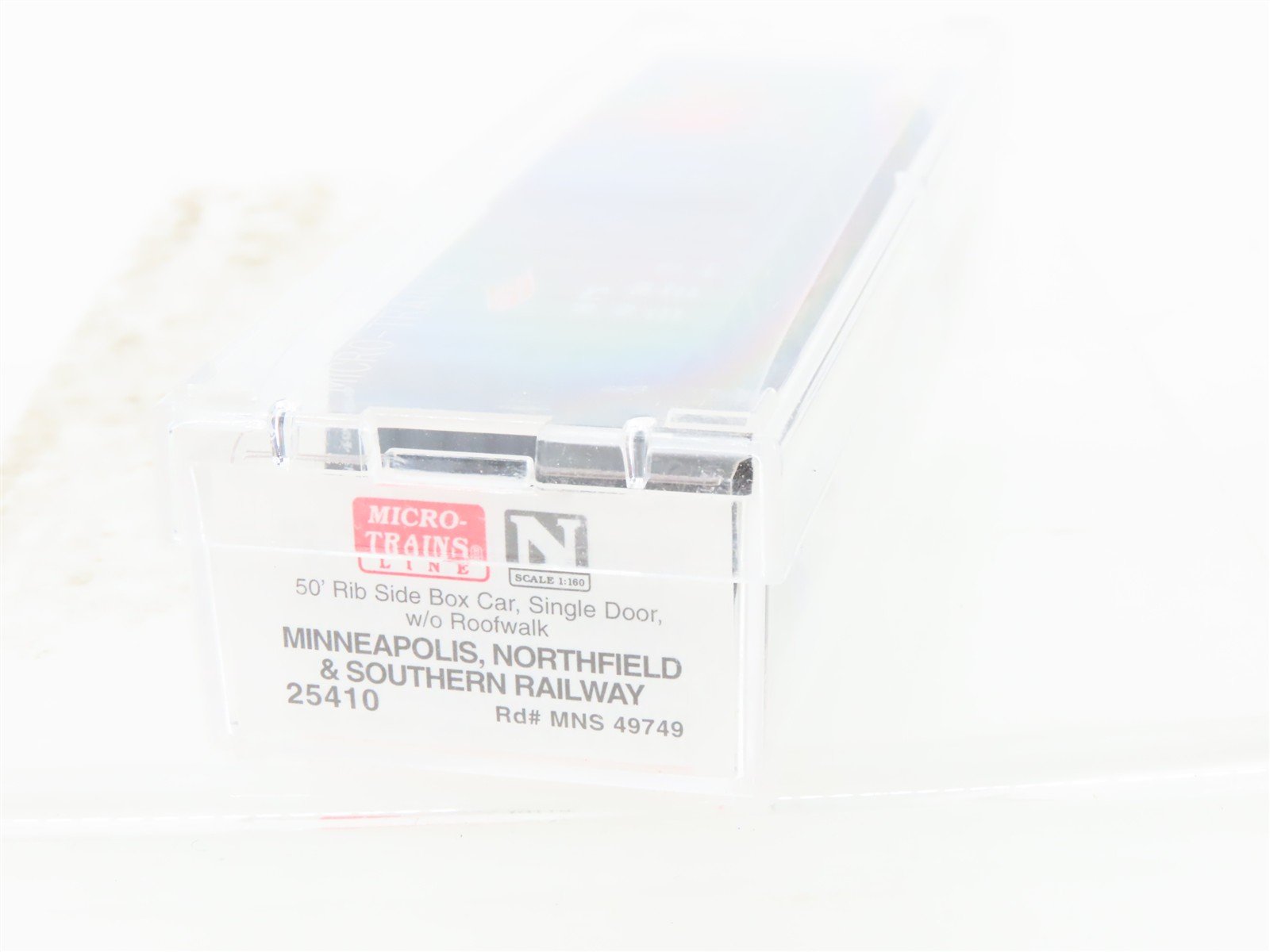 N Micro-Trains MTL 25410 MNS Minneapolis Northfield & Southern Box Car #49749