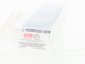 N Micro-Trains MTL 25410 MNS Minneapolis Northfield & Southern Box Car #49749