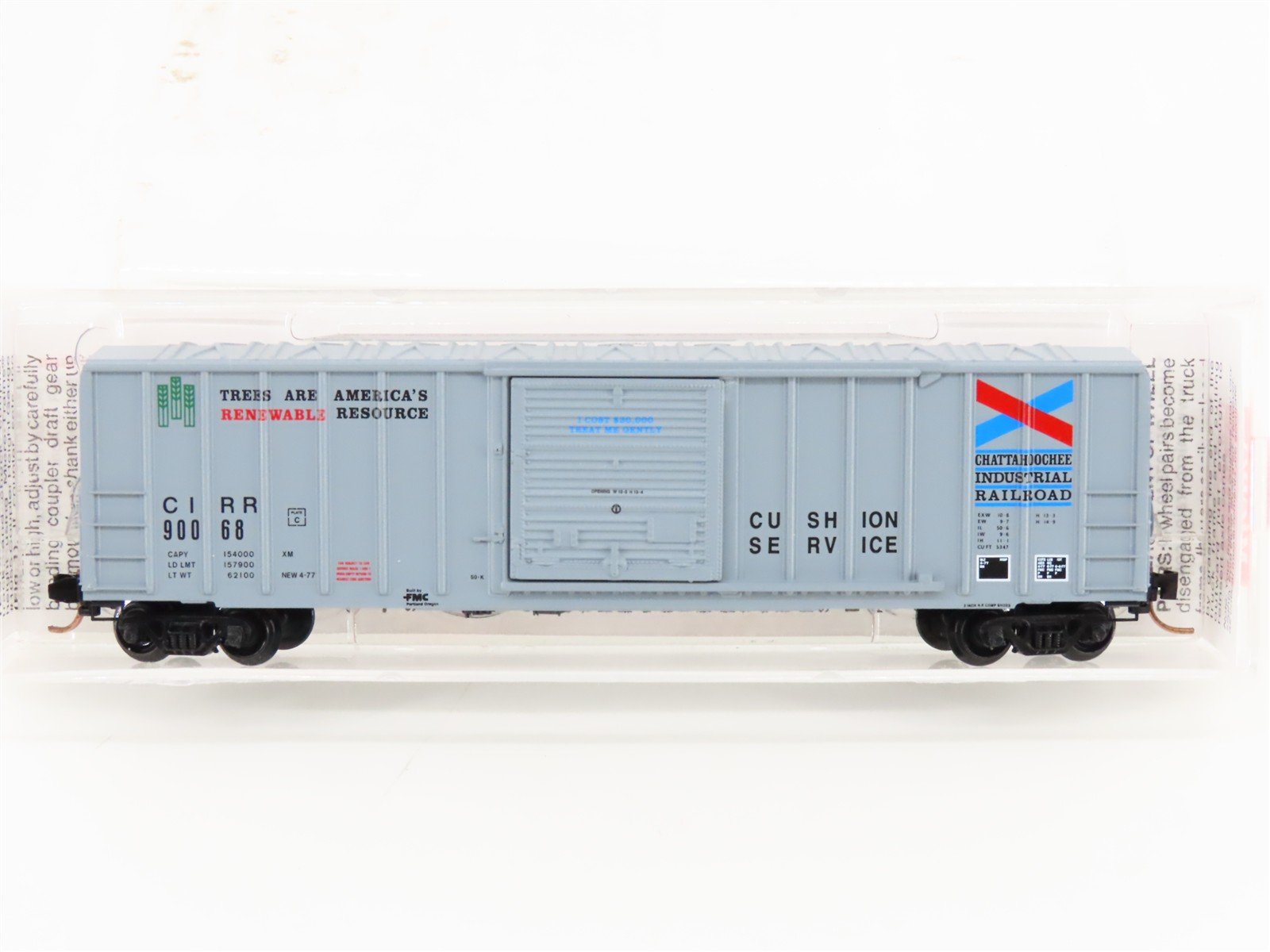 N Micro-Trains MTL 25040 CIRR Chattahoochee Industrial Railroad Box Car #90068