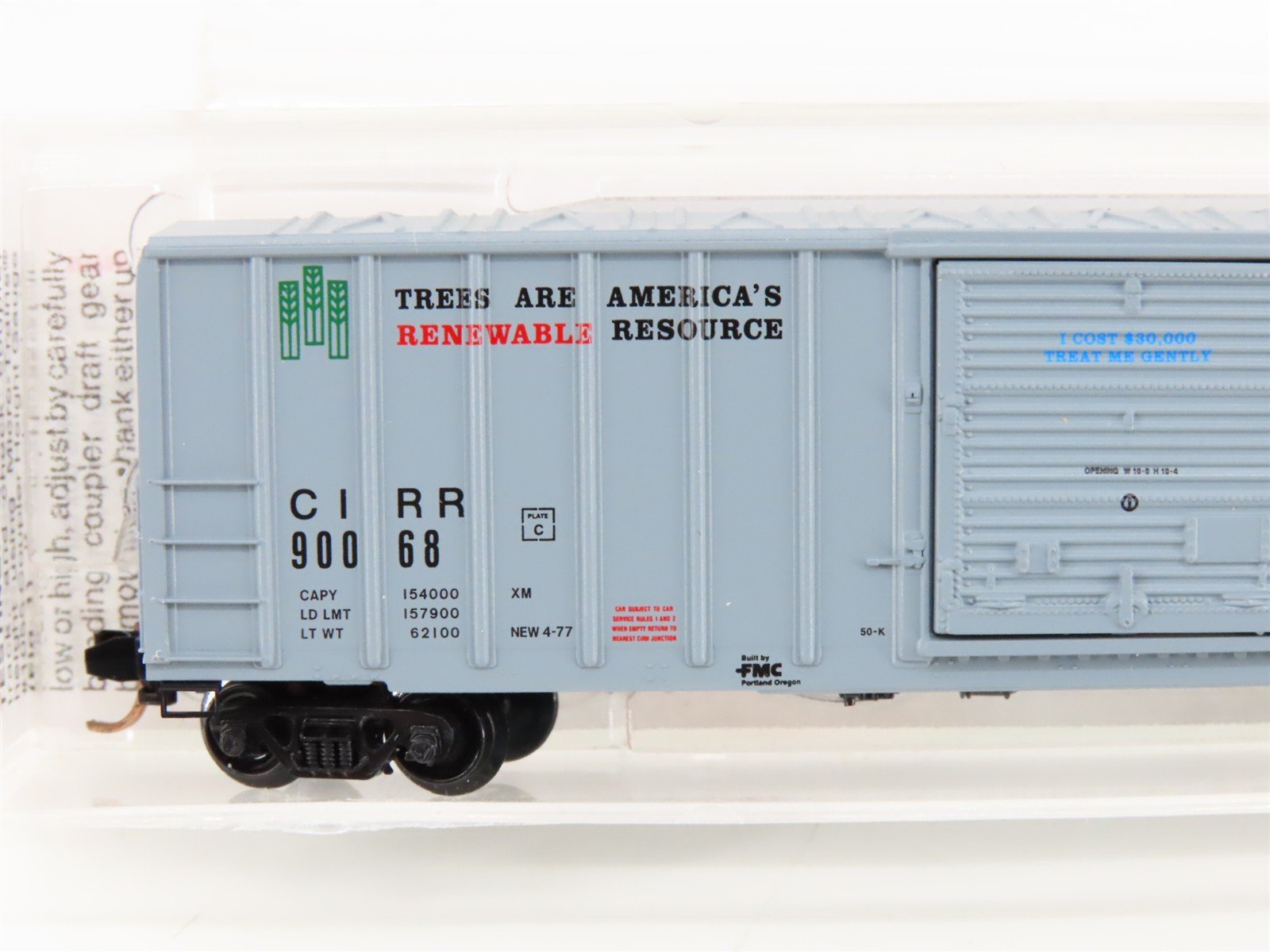 N Micro-Trains MTL 25040 CIRR Chattahoochee Industrial Railroad Box Car #90068