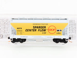 N Scale Micro-Trains MTL 09200260 ACFX Demonstrator Sparger 2-Bay Hopper #44503