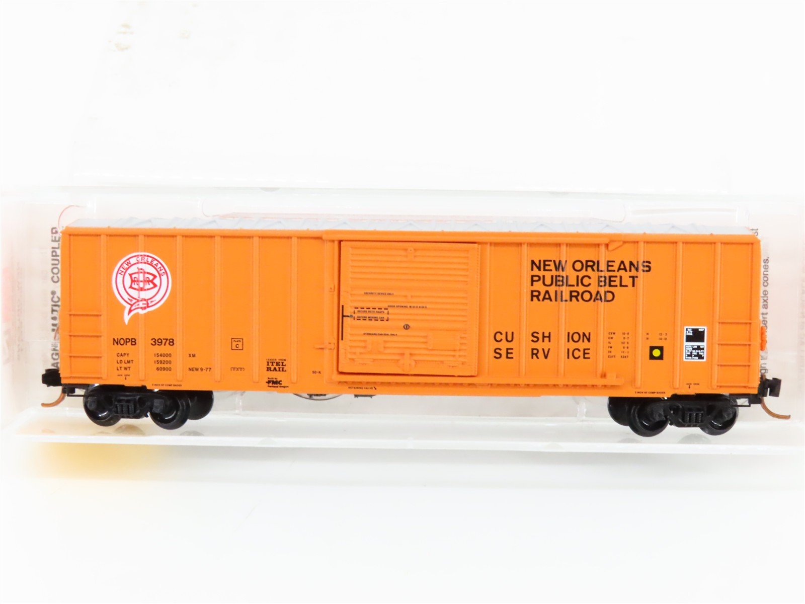 N Scale Micro-Trains MTL 25110 NOPB New Orleans Public Belt 50' Box Car #3978