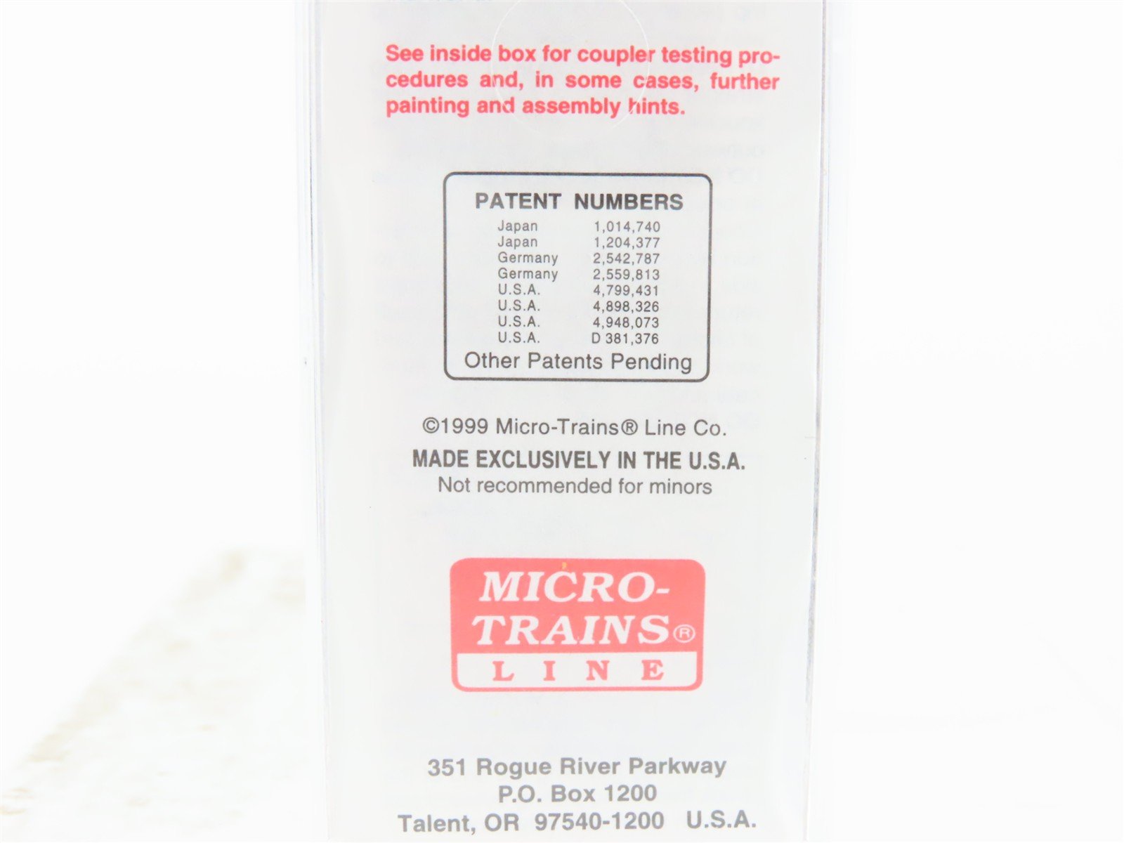 N Scale Micro-Trains MTL 25110 NOPB New Orleans Public Belt 50' Box Car #3978