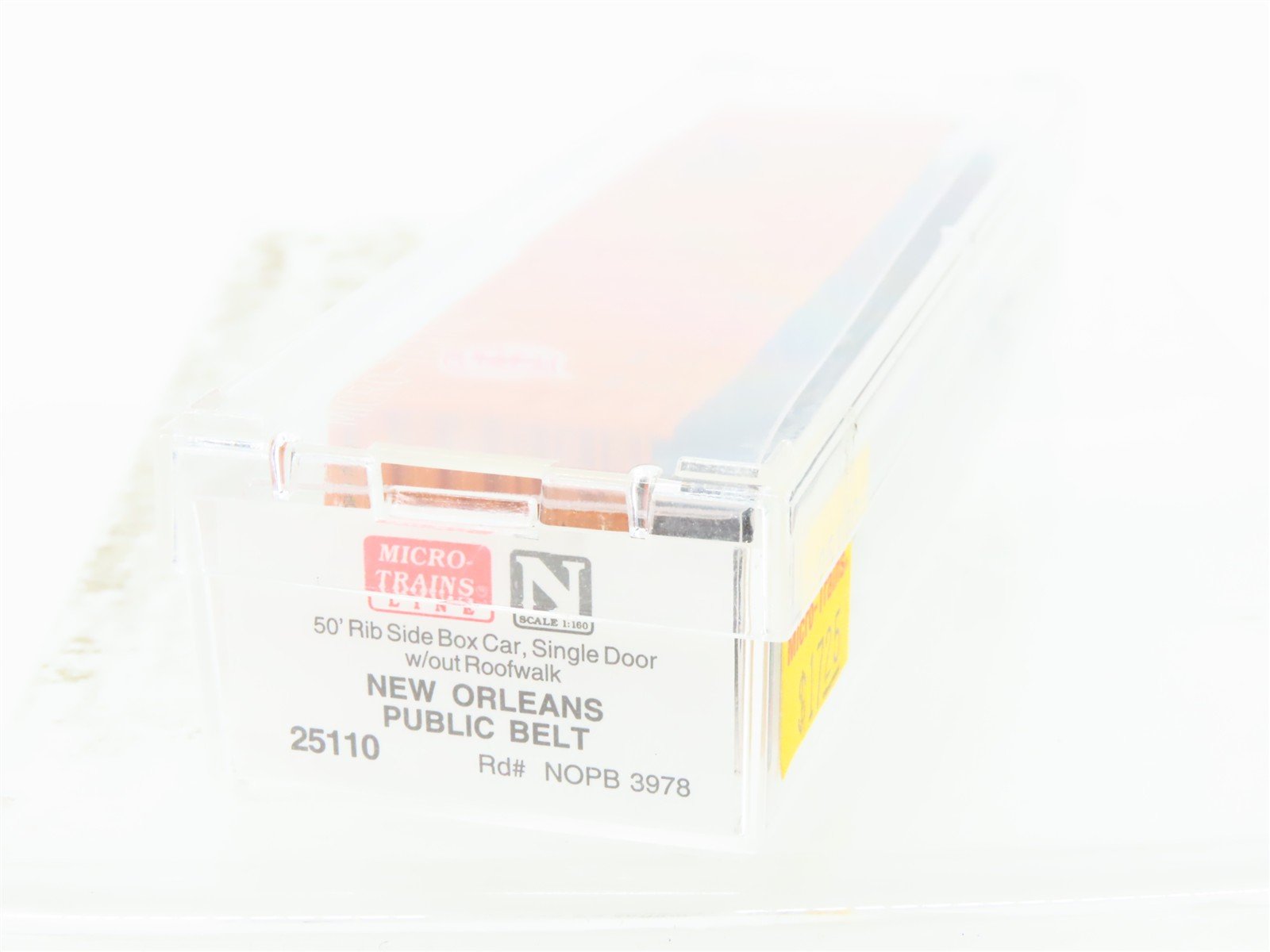 N Scale Micro-Trains MTL 25110 NOPB New Orleans Public Belt 50' Box Car #3978