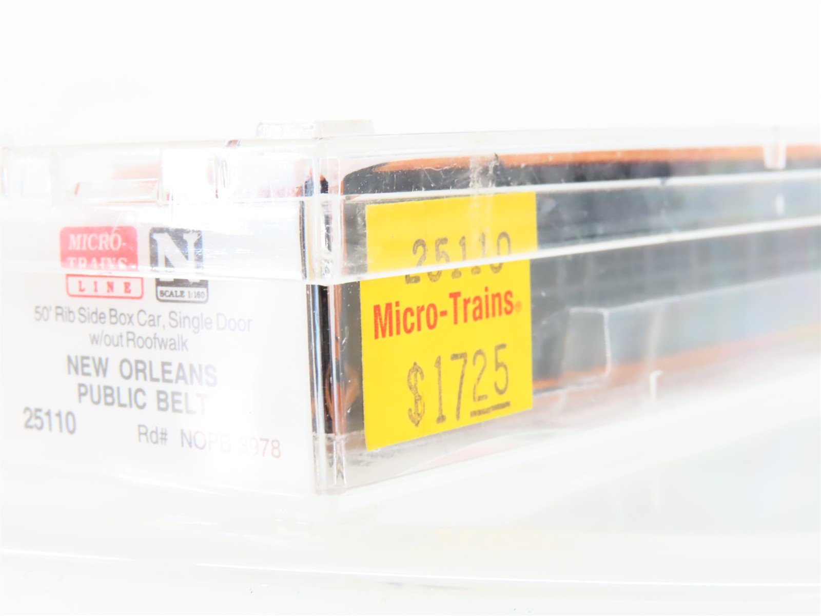 N Scale Micro-Trains MTL 25110 NOPB New Orleans Public Belt 50' Box Car #3978