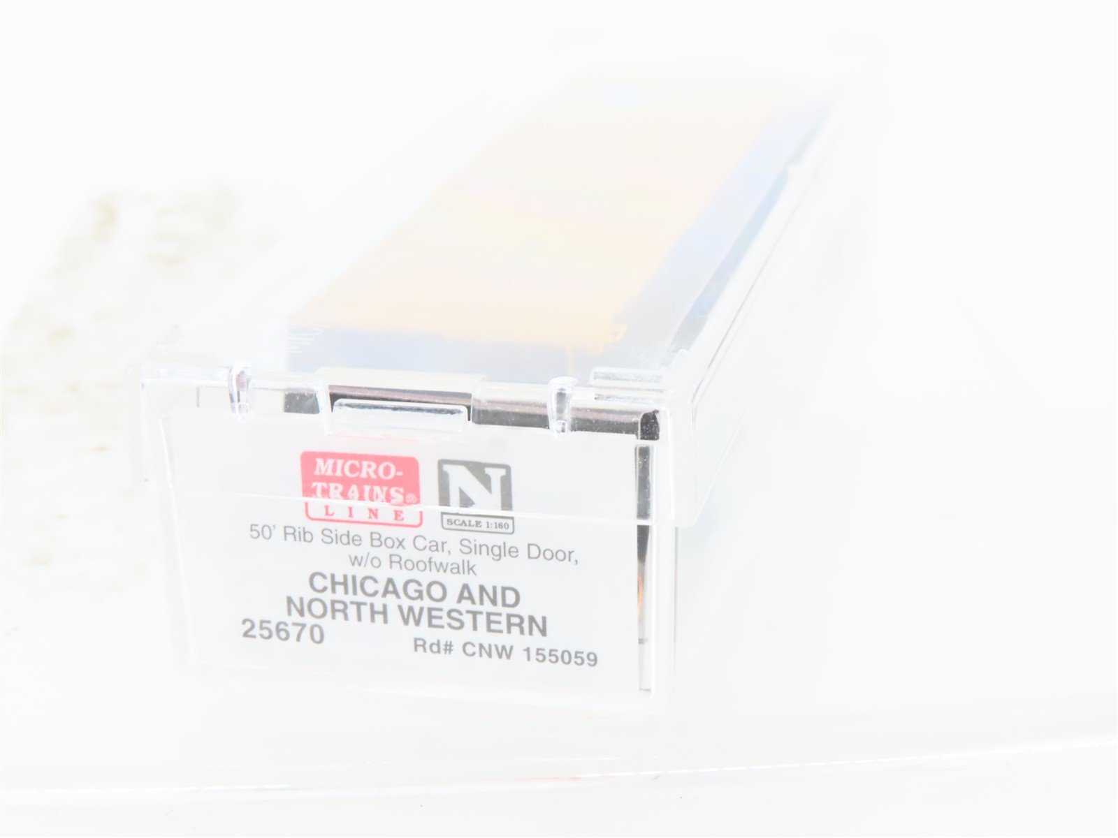 N Scale Micro-Trains MTL 25670 CNW Chicago & North Western 50' Box Car #155059