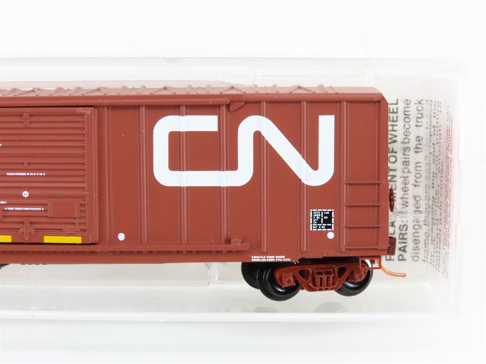 N Scale Micro-Trains MTL 25650 CNA Canadian National 50' Box Car #419587