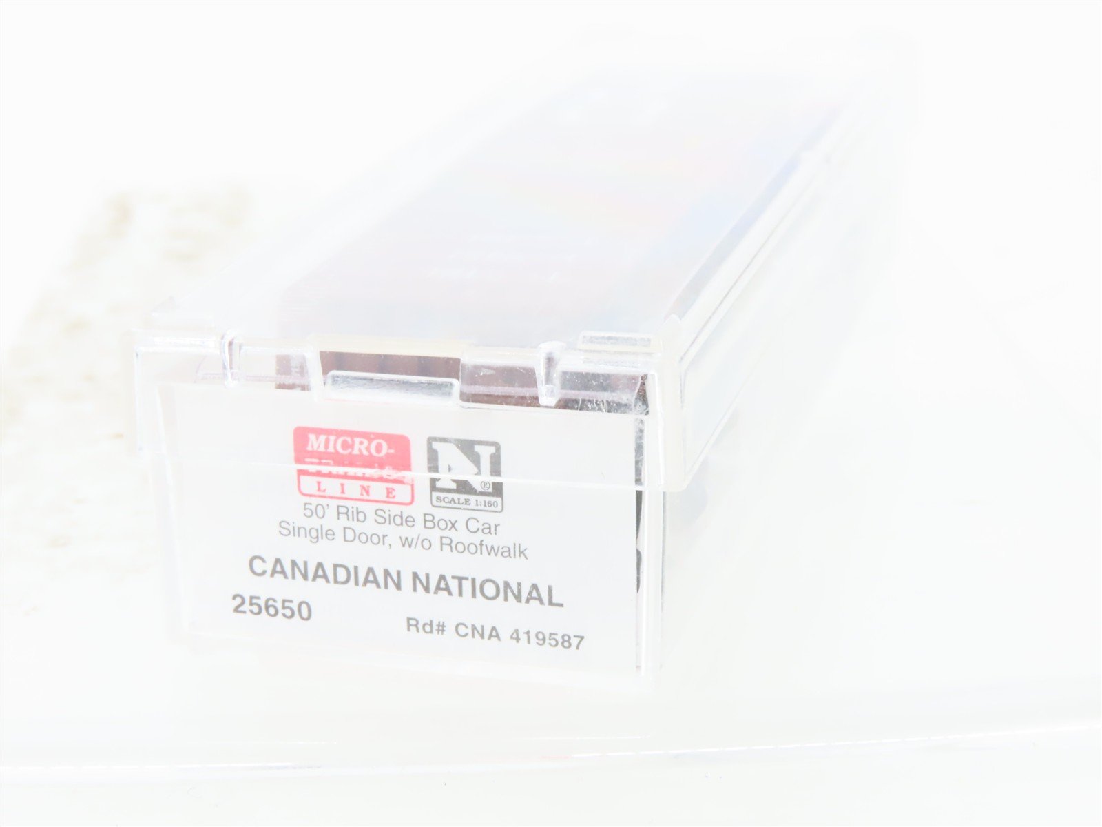 N Scale Micro-Trains MTL 25650 CNA Canadian National 50' Box Car #419587