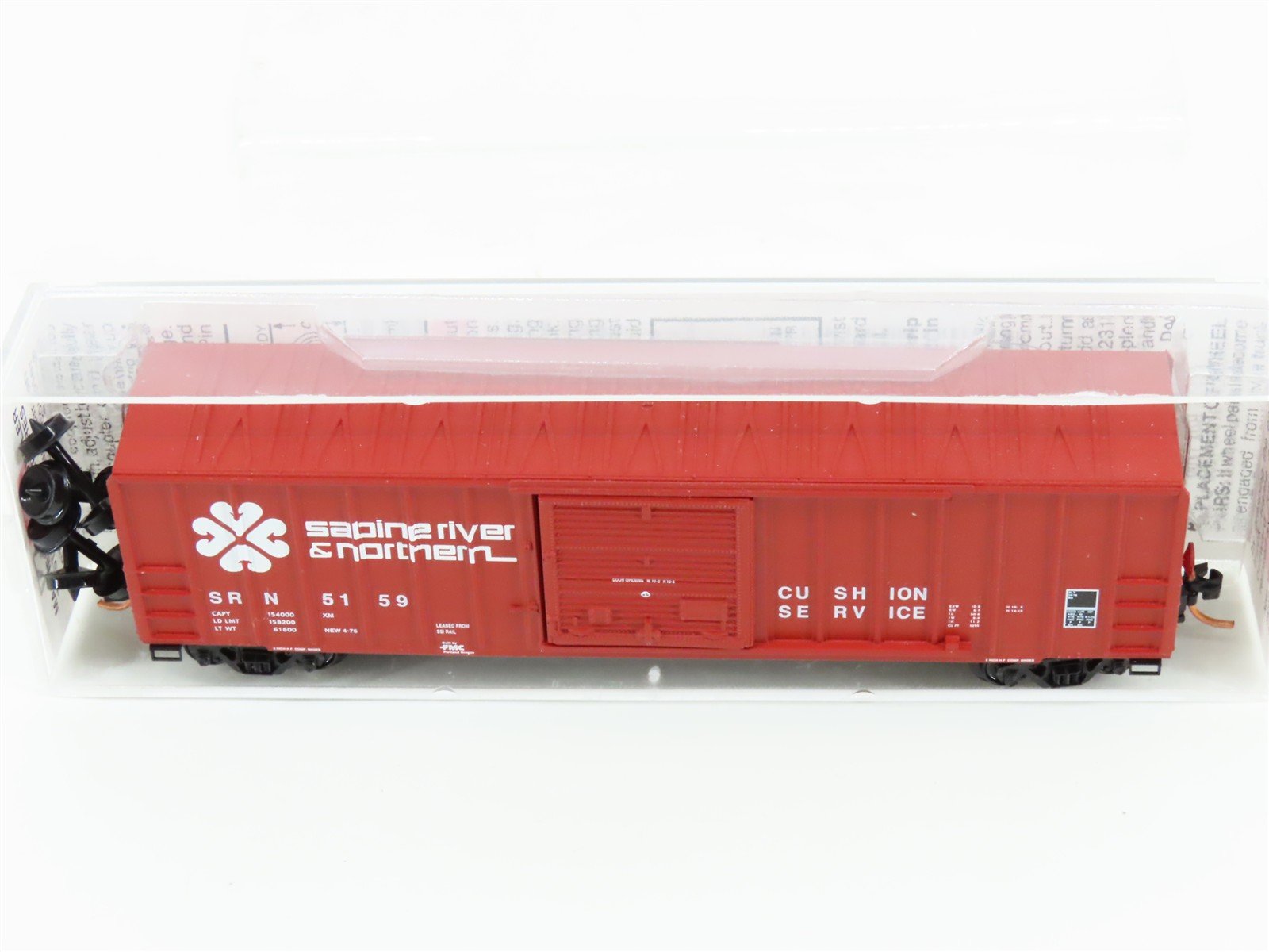 N Scale Micro-Trains MTL 25100 SRN Sabine River & Northern 50' Box Car #5159