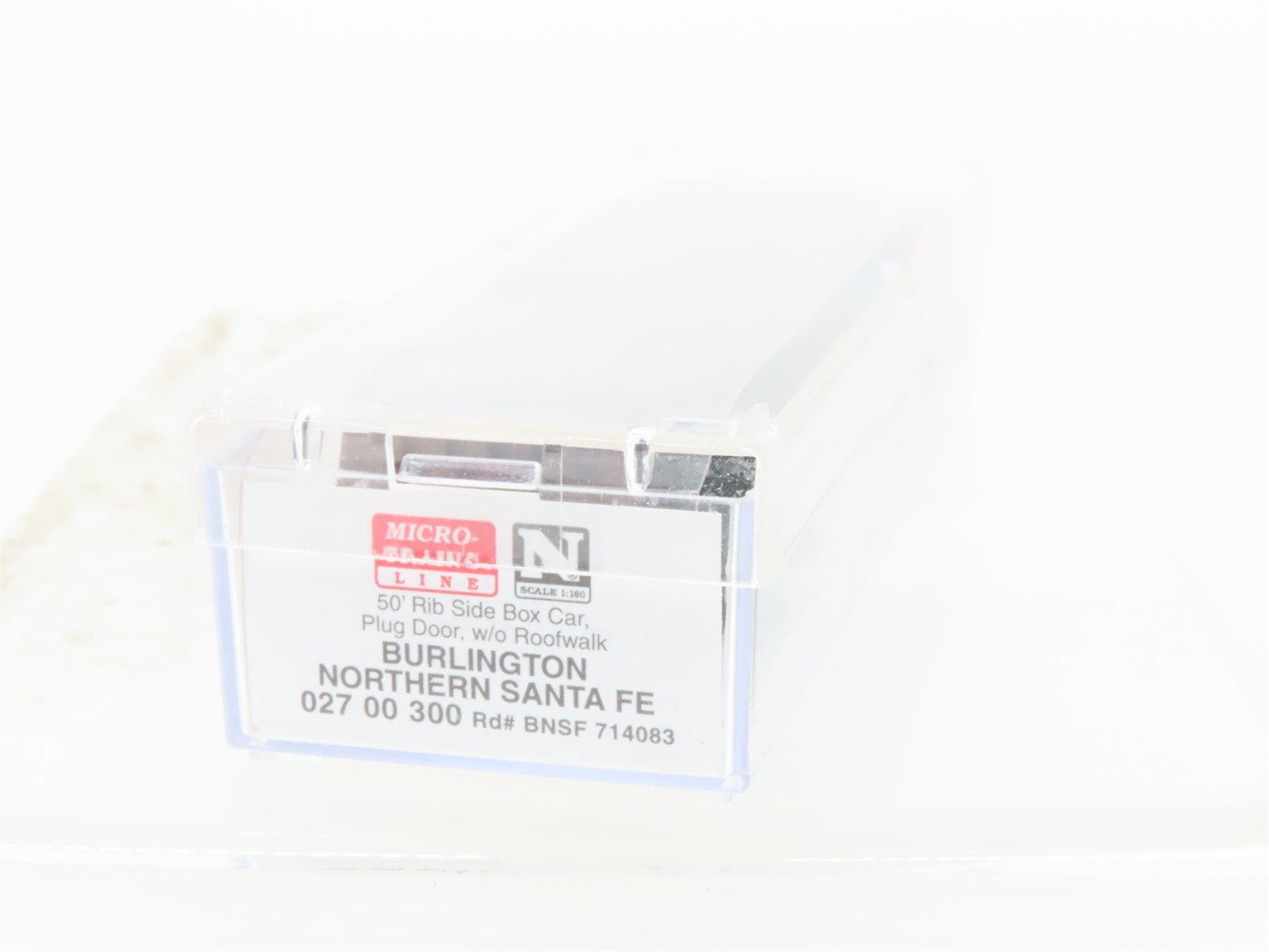 N Scale Micro-Trains MTL 02700300 BNSF Railway 50' Plug Door Box Car #714083