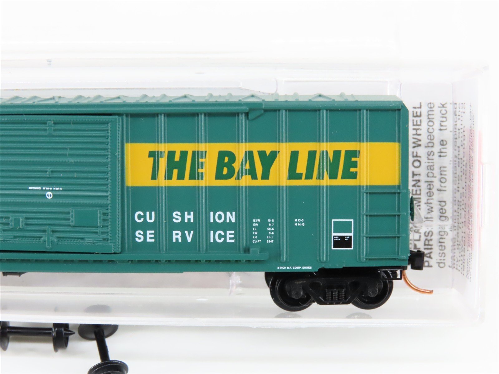 N Scale Micro-Trains MTL 25630 ASAB The Bay Line 50' Single Door Box Car #7208