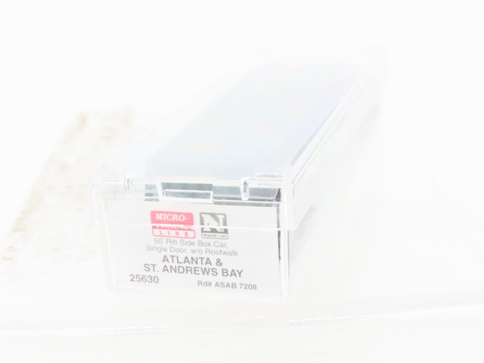 N Scale Micro-Trains MTL 25630 ASAB The Bay Line 50' Single Door Box Car #7208