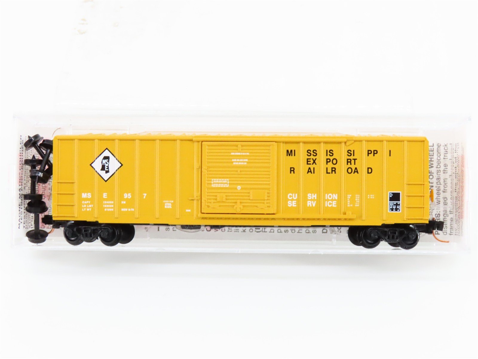 N Scale Micro-Trains MTL 25460 MSE Mississippi Export Railway 50' Box Car #957