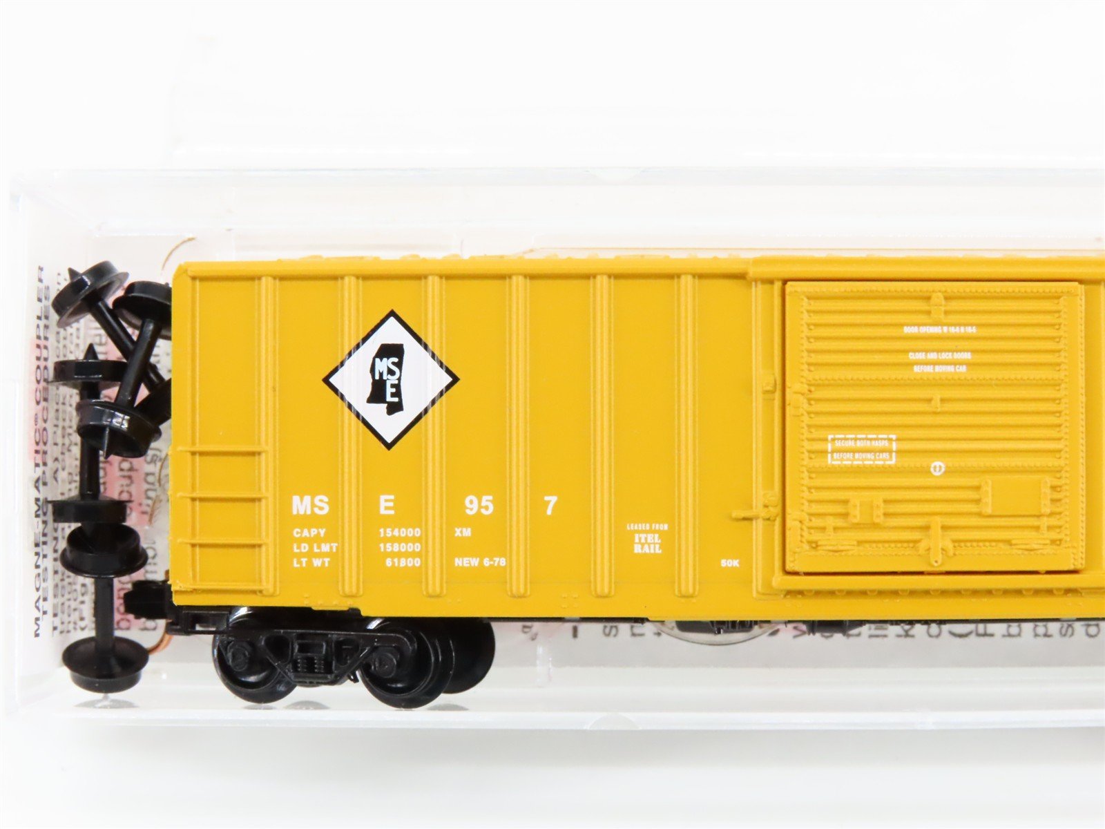 N Scale Micro-Trains MTL 25460 MSE Mississippi Export Railway 50' Box Car #957