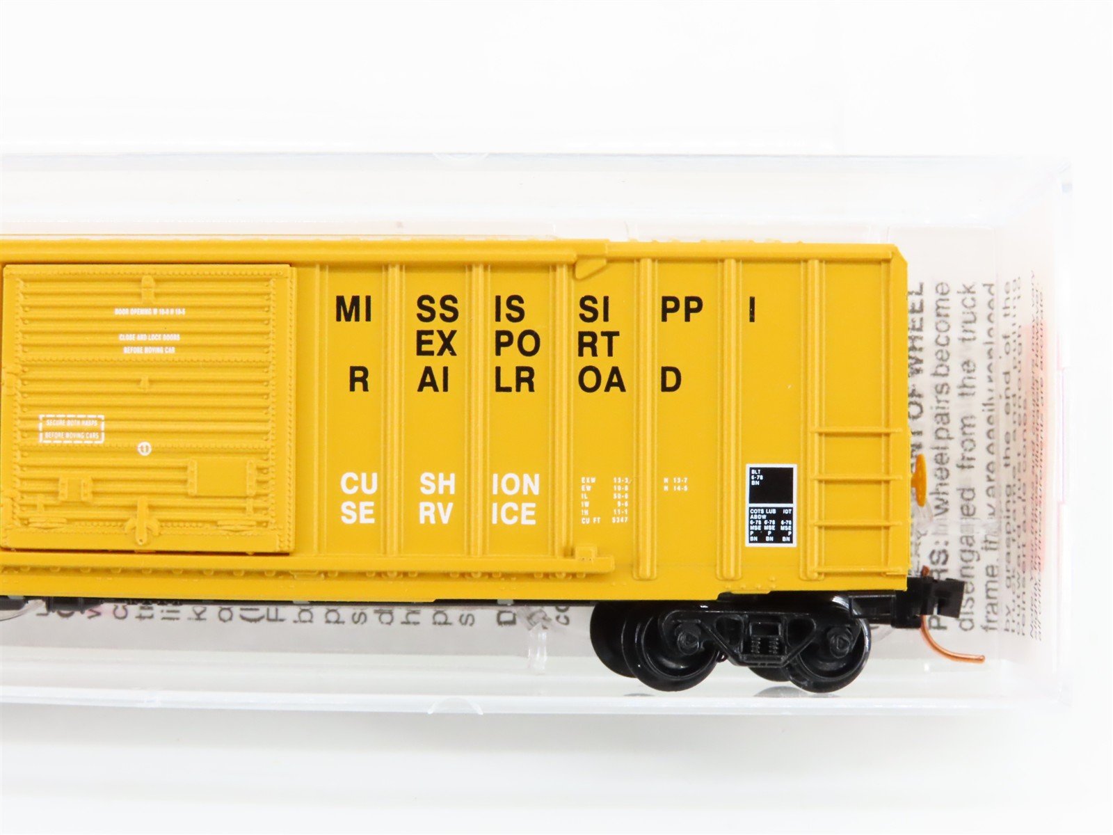 N Scale Micro-Trains MTL 25460 MSE Mississippi Export Railway 50' Box Car #957