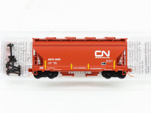 N Scale Micro-Trains MTL 09200220 D&TS CN Canadian National 2-Bay Hopper #2630