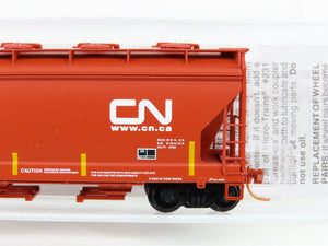 N Scale Micro-Trains MTL 09200220 D&TS CN Canadian National 2-Bay Hopper #2630