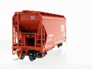 N Scale Micro-Trains MTL 09200220 D&TS CN Canadian National 2-Bay Hopper #2630