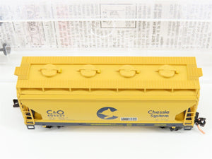 N Scale Micro-Trains MTL 92160 C&O Chessie System 2-Bay Covered Hopper #605527