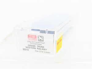 N Scale Micro-Trains MTL 92010 GTW Grand Trunk Western 2-Bay Hopper #315065