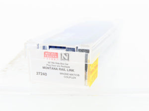 N Micro-Trains MTL 27240 MRL Montana Rail Link 50' Plug Door Box Car #25058