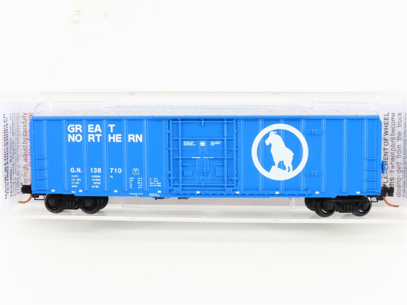 N Scale Micro-Trains MTL 02700070 GN Great Northern 50' Box Car #138710