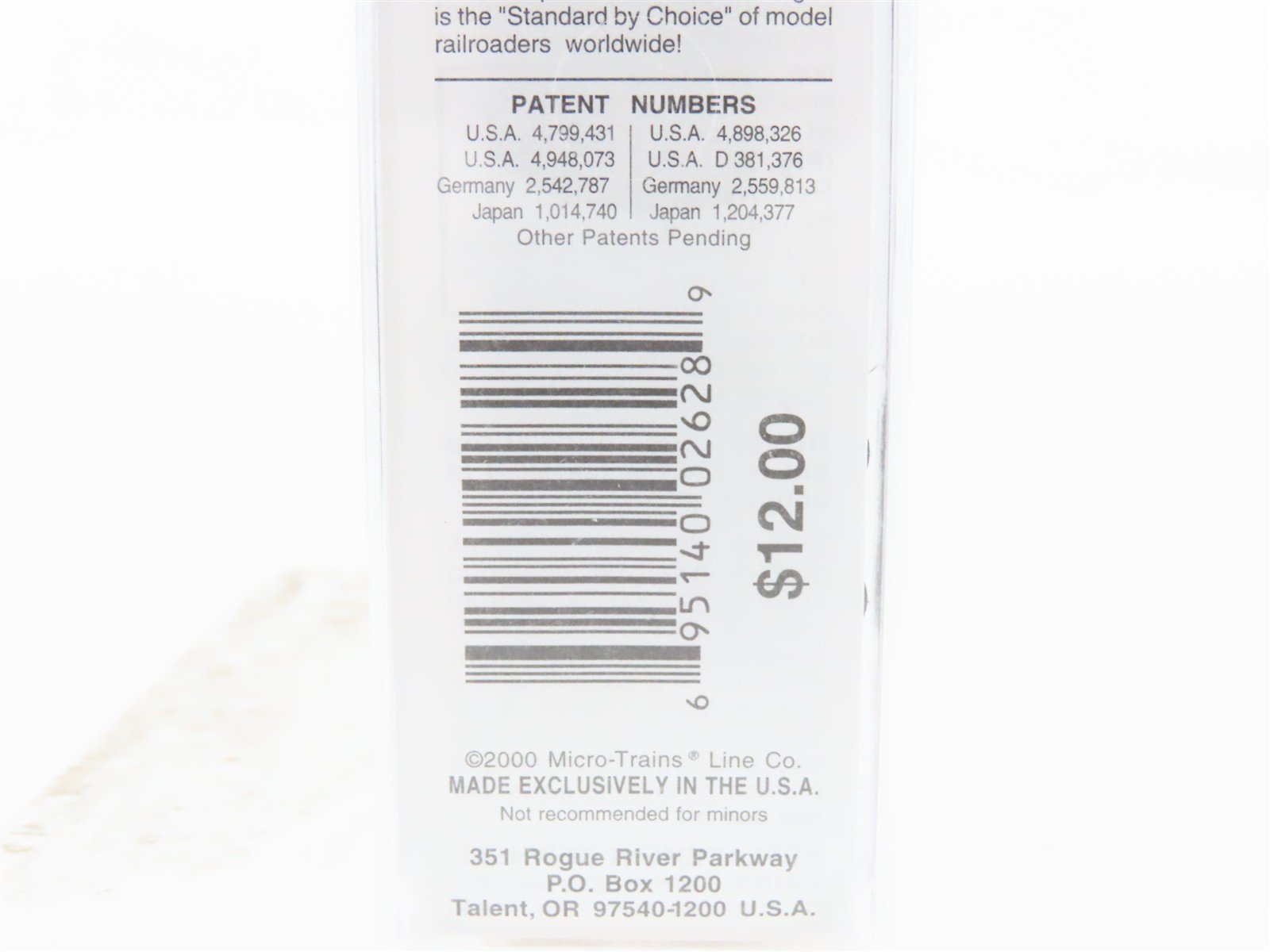 N Scale Micro-Trains MTL 28150 CB&Q Burlington Route 40' Box Car #25402