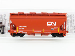 N Scale Micro-Trains MTL 09200220 D&TS CN Canadian National 2-Bay Hopper #2630