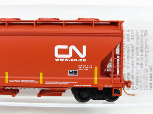 N Scale Micro-Trains MTL 09200220 D&TS CN Canadian National 2-Bay Hopper #2630