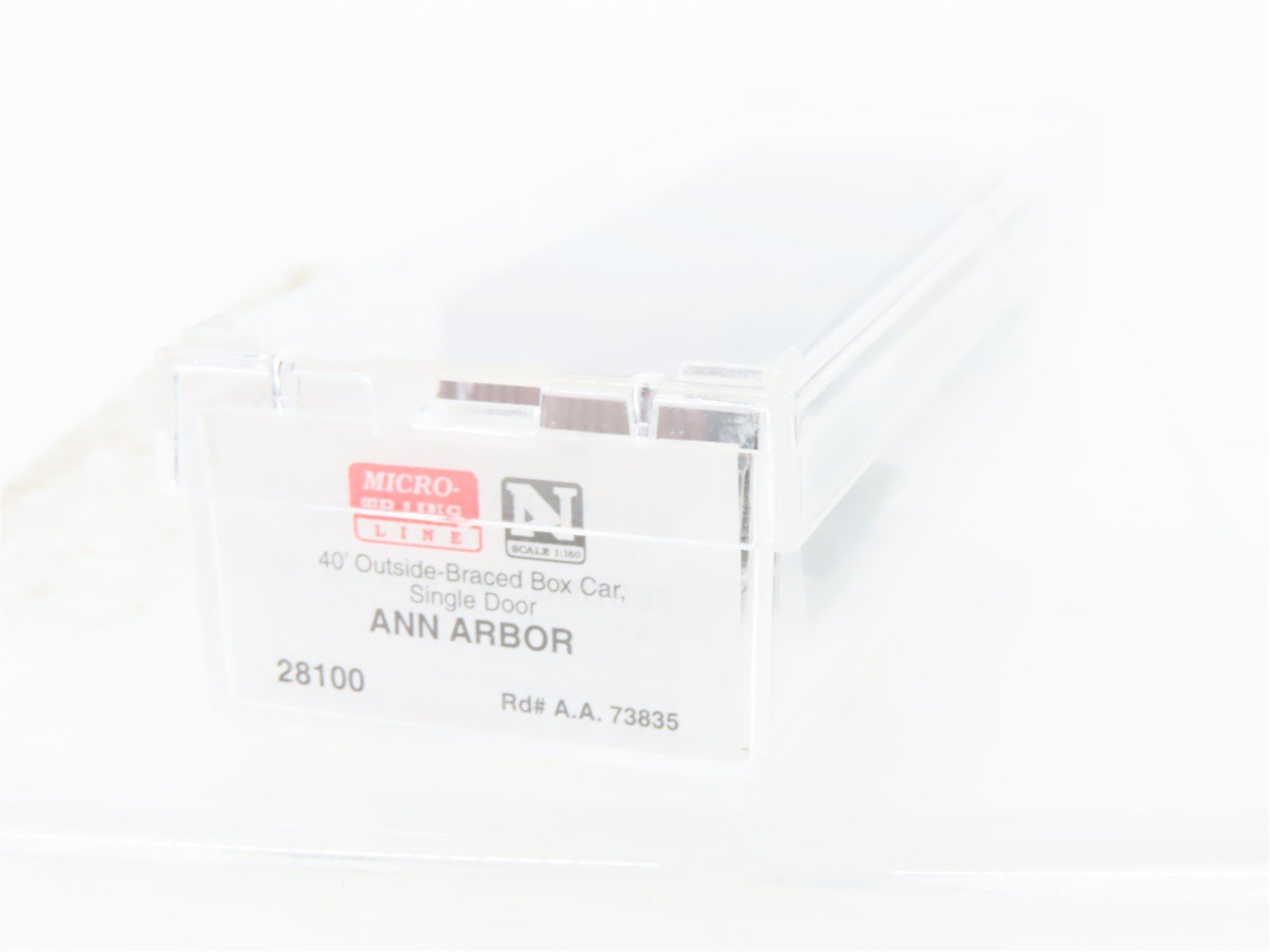 N Scale Micro-Trains MTL 28100 AA Ann Arbor 40' Single Door Box Car #73835
