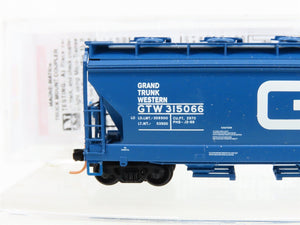 N Scale Micro-Trains MTL 09200010 GTW Grand Trunk Western 2-Bay Hopper #315066