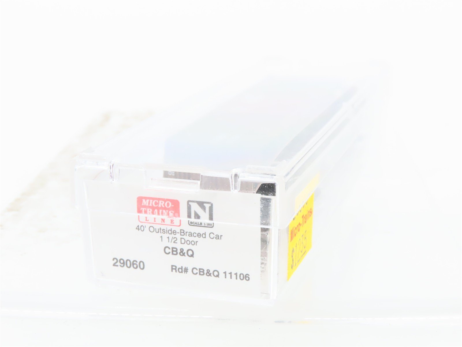 N Scale Micro-Trains MTL 29060 CB&Q Burlington Route 40' Box Car #11106