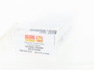 N Scale Micro-Trains MTL 09200010 GTW Grand Trunk Western 2-Bay Hopper #315066