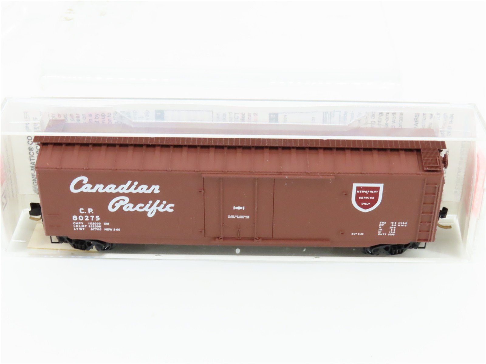 N Scale Micro-Trains MTL 32170 CP Canadian National 50' Plug Door Box Car #80275