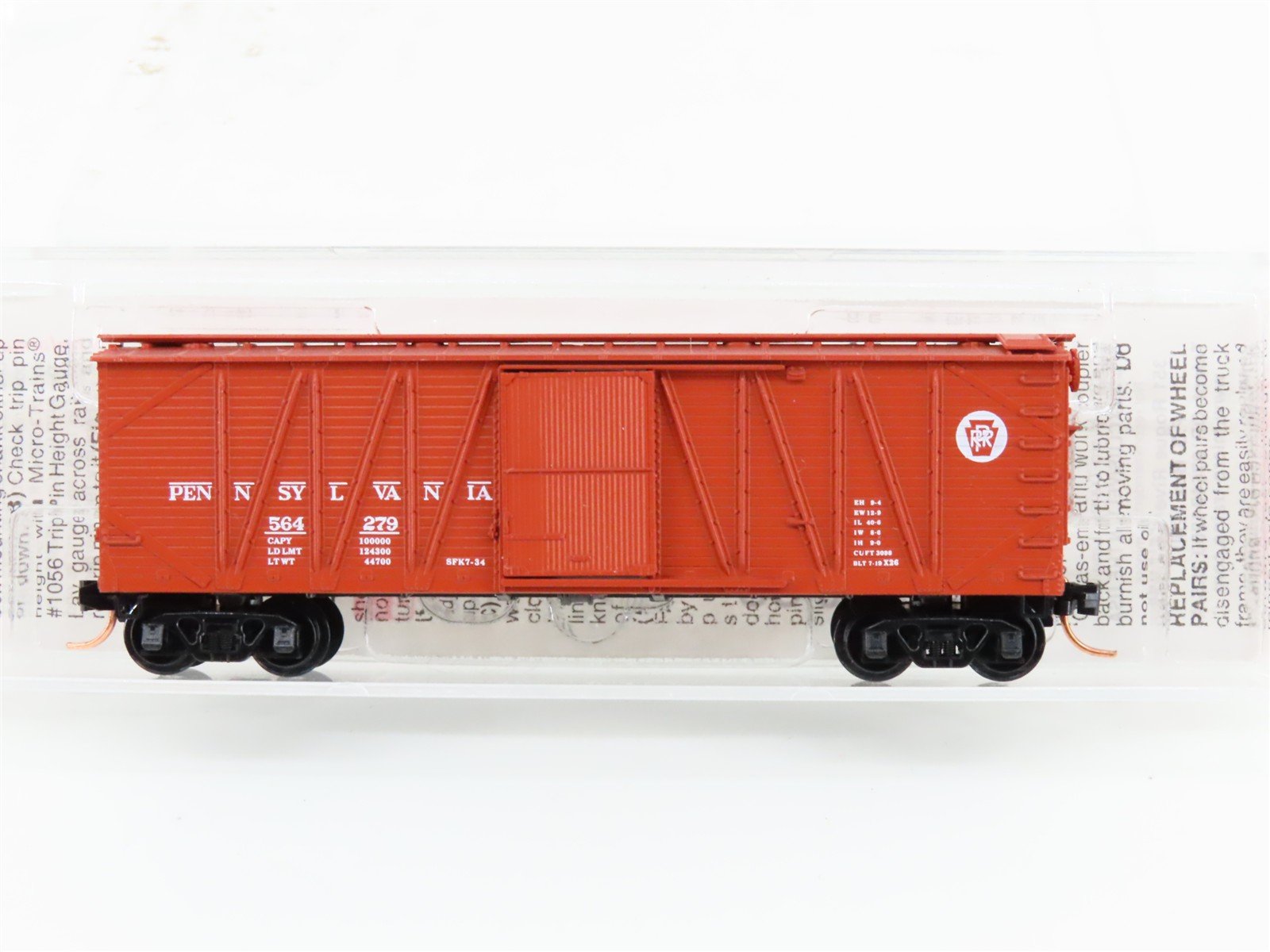 N Scale Micro-Trains MTL 28130 PRR Pennsylvania Railroad 40' Box Car #564279