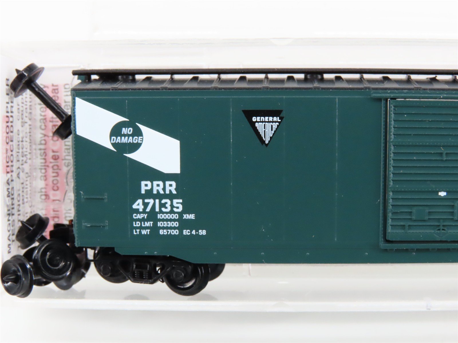 N Micro-Trains MTL 03100270 PRR Pennsylvania 50' Single Door Box Car #47135