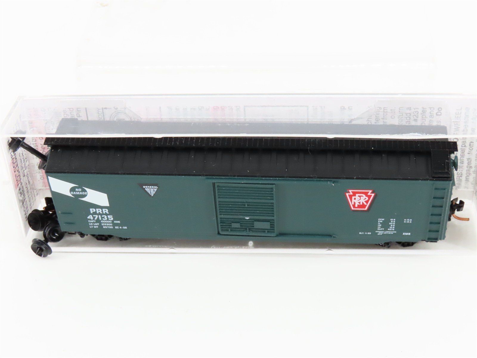N Micro-Trains MTL 03100270 PRR Pennsylvania 50' Single Door Box Car #47135