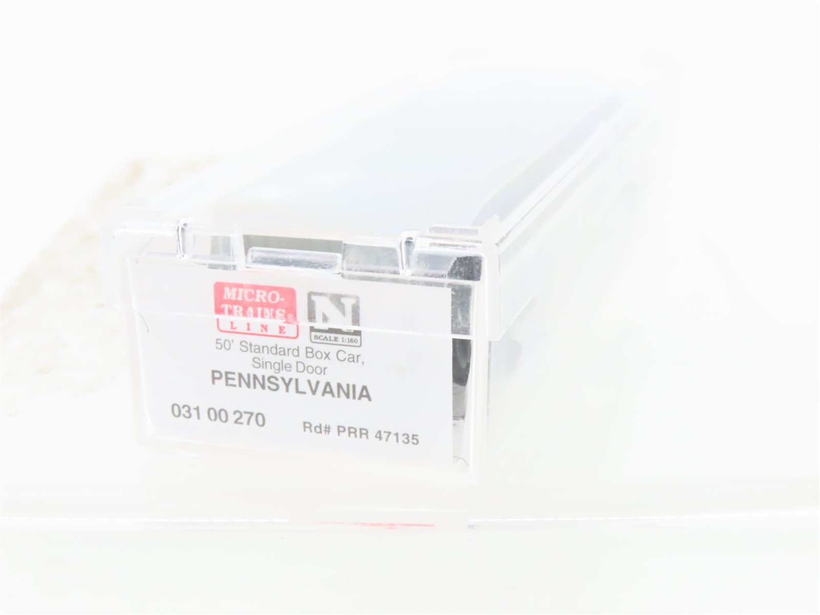N Micro-Trains MTL 03100270 PRR Pennsylvania 50' Single Door Box Car #47135