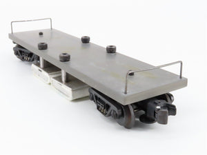 O Gauge 3-Rail North East Track Cleaning Flatcar w/Loads