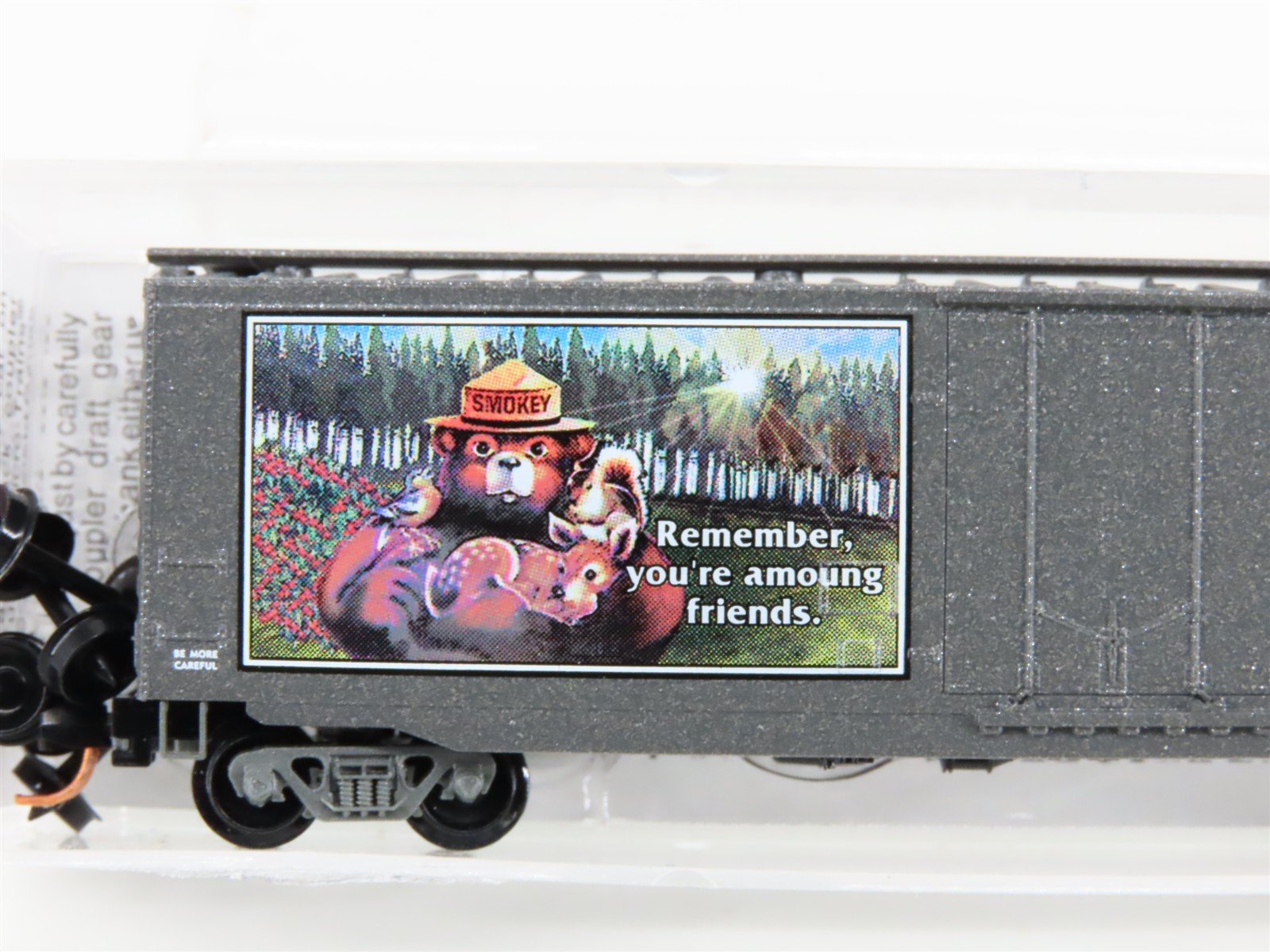 N Scale Micro-Trains MTL 03200404 SBX Smokey Bear 50' Plug Door Box Car #1980A