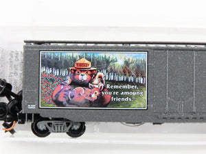 N Scale Micro-Trains MTL 03200404 SBX Smokey Bear 50' Plug Door Box Car #1980A