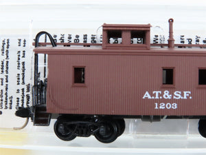 N Scale Micro-Trains MTL 51100 ATSF Santa Fe Railroad 34' Wood Caboose #1203