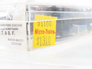 N Scale Micro-Trains MTL 51100 ATSF Santa Fe Railroad 34' Wood Caboose #1203