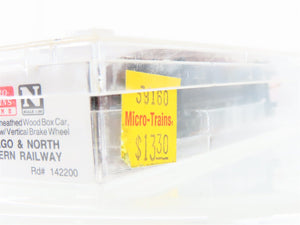 N Scale Micro-Trains MTL 39160 C&NW Chicago & North Western 40' Box Car #142200