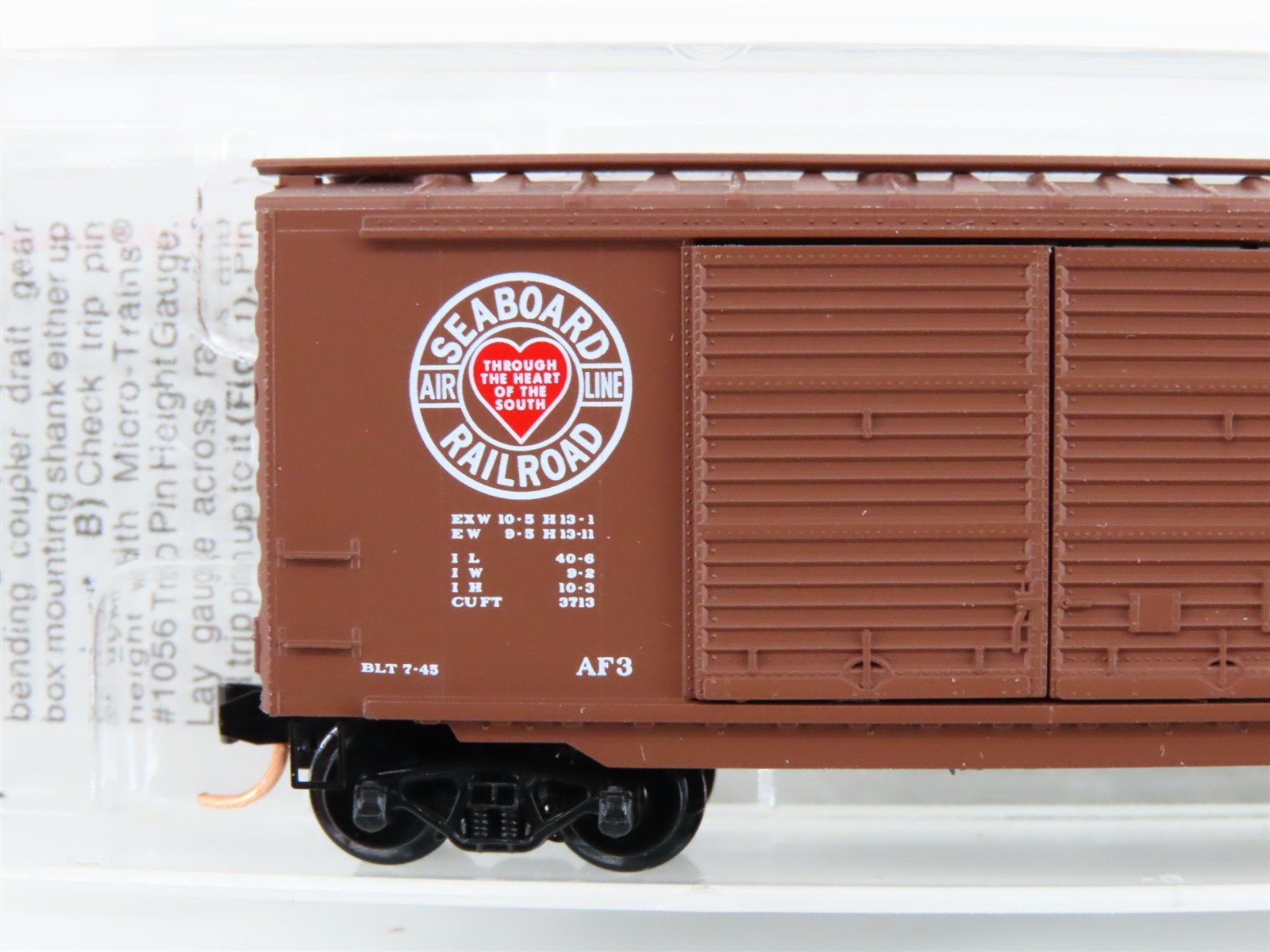 N Scale Micro-Trains MTL 23050 SAL Seaboard Air Line 40' Box Car #22297
