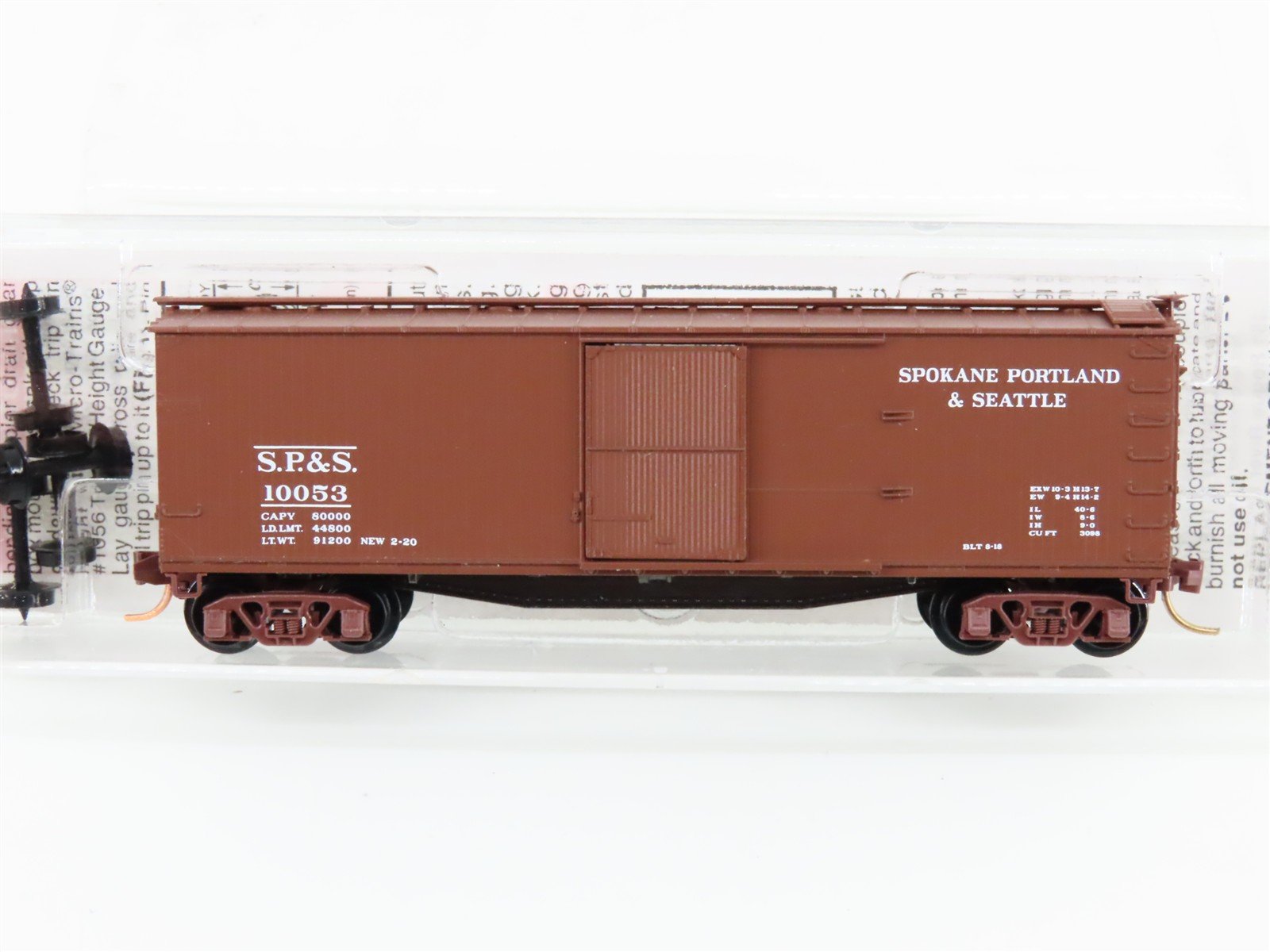 N Micro-Trains MTL 39230 SP&S Spokane Portland & Seattle 40' Box Car #10053