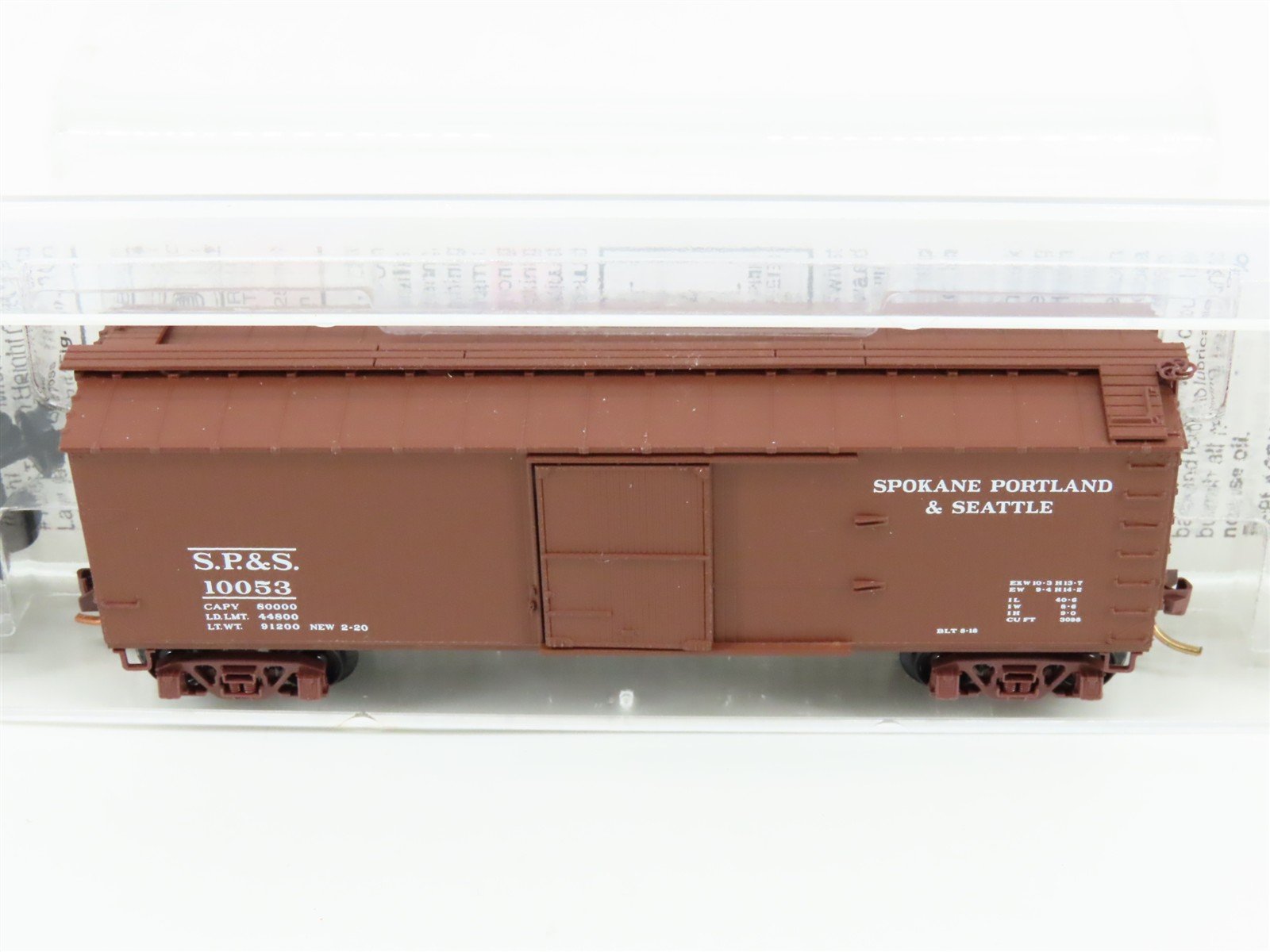 N Micro-Trains MTL 39230 SP&S Spokane Portland & Seattle 40' Box Car #10053